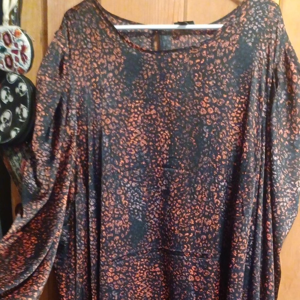 Long Sleeve Silky Material Torrid Top